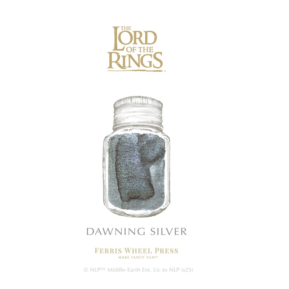 Atrament The Lord of the Rings - Ferris Wheel Press - Dawning Silver 28 ml