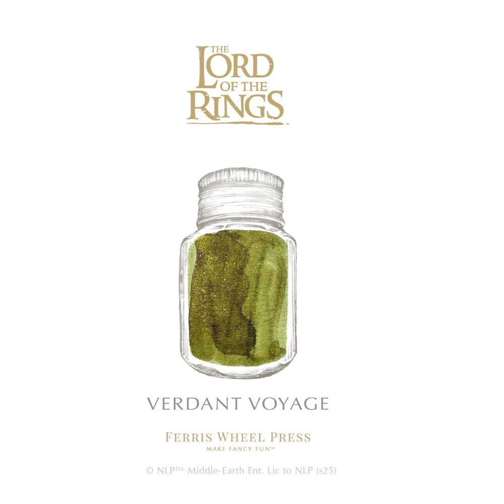 Calligraphy ink The Lord of the Rings - Ferris Wheel Press - Verdant Voyage 28 ml