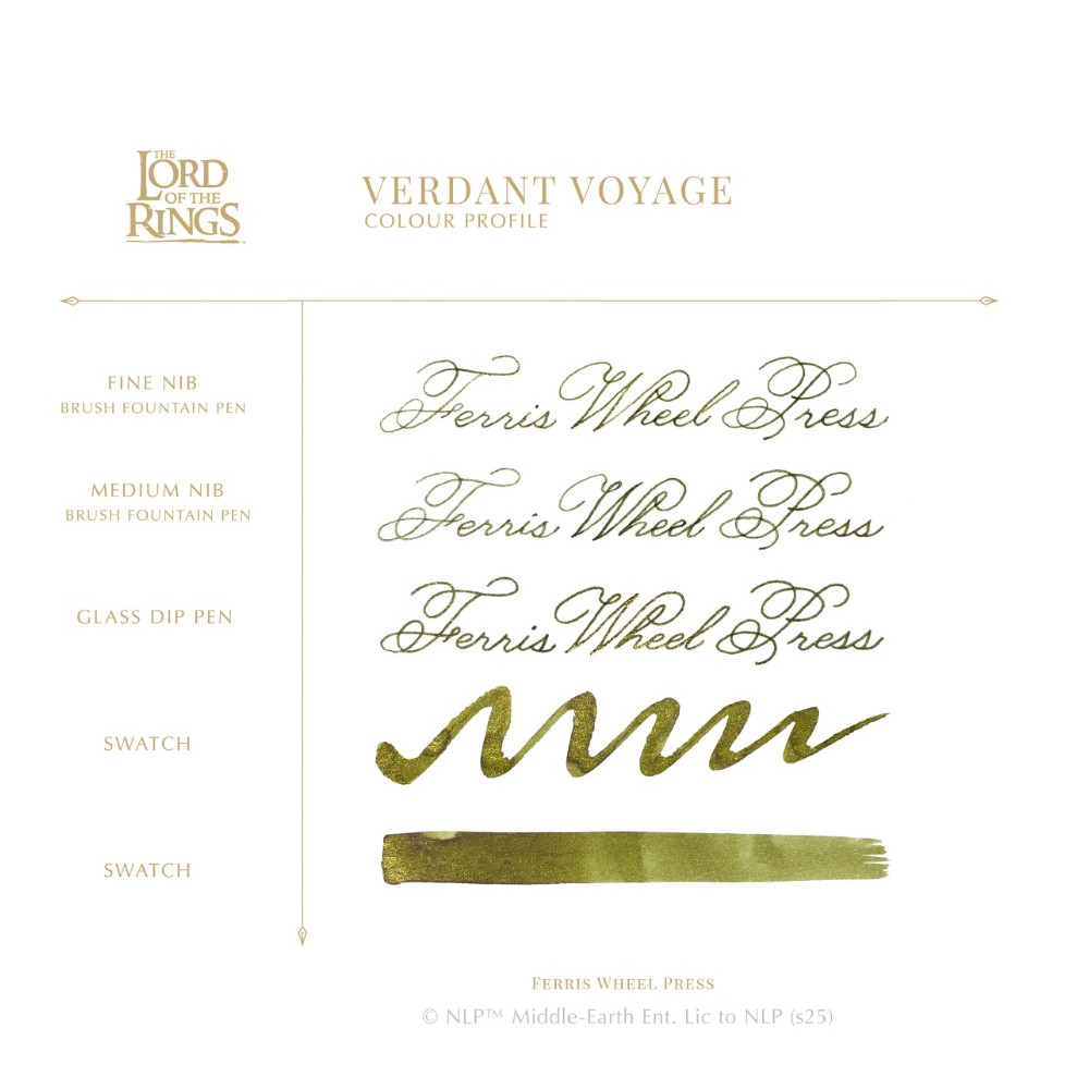 Atrament The Lord of the Rings - Ferris Wheel Press - Verdant Voyage 28 ml