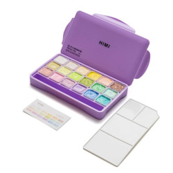 Set of Jelly Cup Pastel Gouache - HIMI - 18 pcs. x 30 g