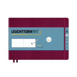 Szkicownik gładki poziomy A5 - Leuchtturm1917 - Port Red