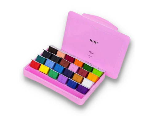 Zestaw gwaszy Jelly Cup Pink - HIMI - 24 szt.