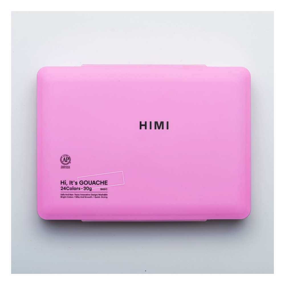 Zestaw gwaszy Jelly Cup Pink - HIMI - 24 szt.