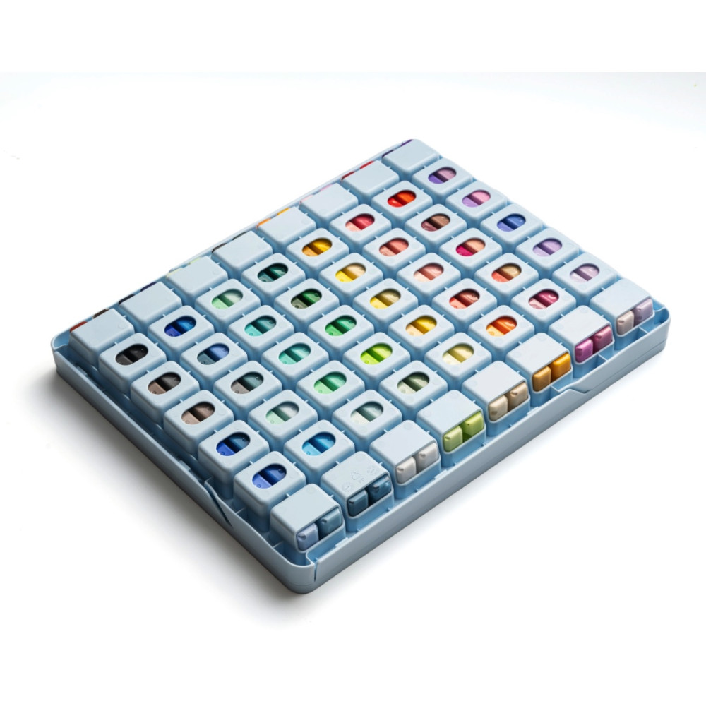Set of Twin Cup Gouache paints - HIMI - Ice Blue 112 pcs. x 12 g