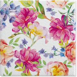 Decorative napkins Orchid with Peony - Paw - 20 pcs.
