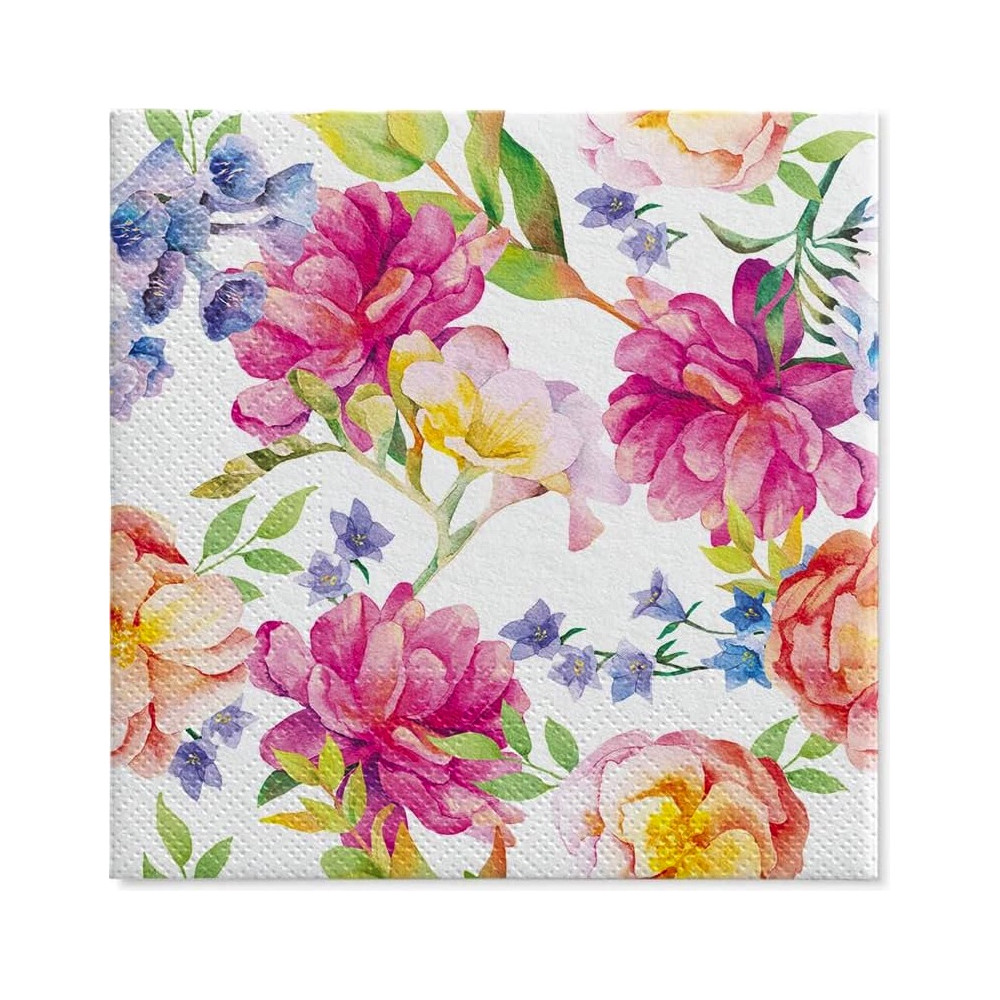 Decorative napkins Orchid with Peony - Paw - 20 pcs.