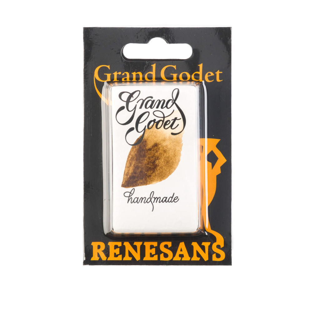Grand Godet watercolor paint - Renesans - 45 Yellow Bitumen