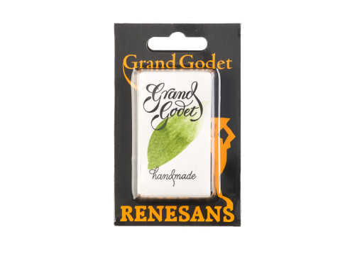 Farba akwarelowa Grand Godet w kostce - Renesans - 33 Green Earth