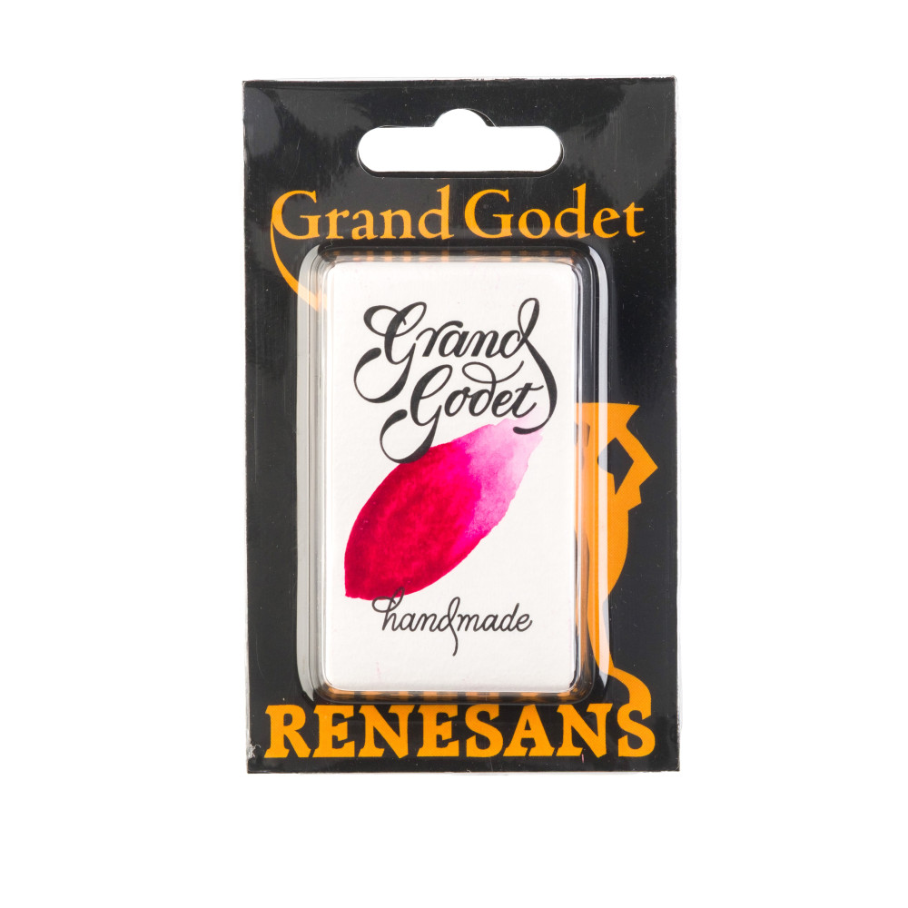 Farba akwarelowa Grand Godet w kostce - Renesans - 11 Quinacridone Red