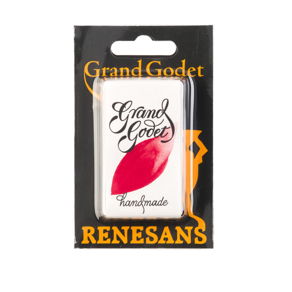 Farba akwarelowa Grand Godet w kostce - Renesans - 8 Cadmium Bordeaux