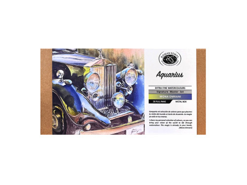 Set of Aquarius watercolor paints Mona Omrani - Roman Szmal - 28 colors