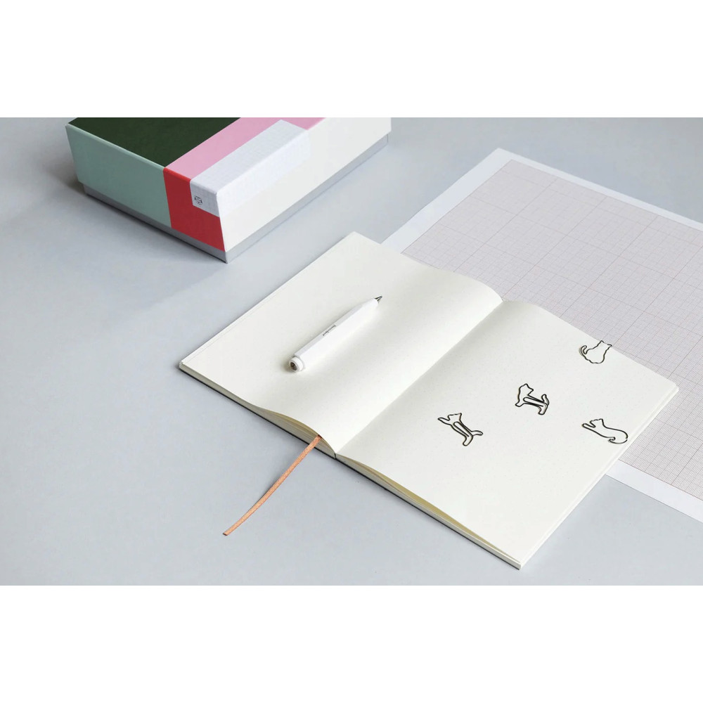 Classic dotted notebook - Papierniczeni - Pumpkin 80 sheets