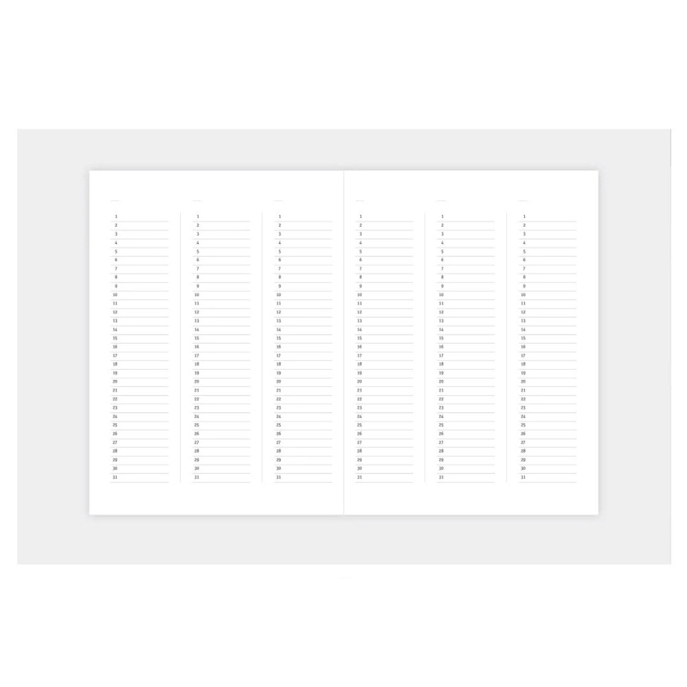 Planner niedatowany Klasyk - Papierniczeni - Dynia