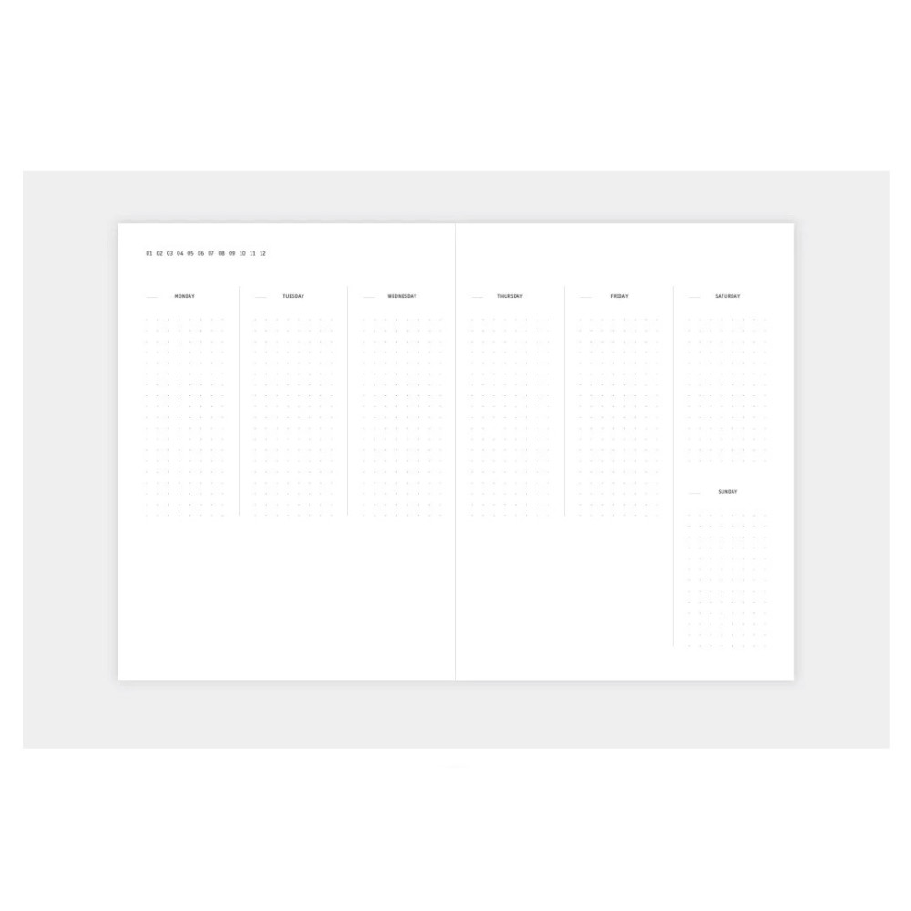 Classic undated planner - Papierniczeni - Cacao