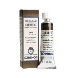 Horadam Aquarell watercolor paint - Schmincke - 675 Cassler Brown 15 ml