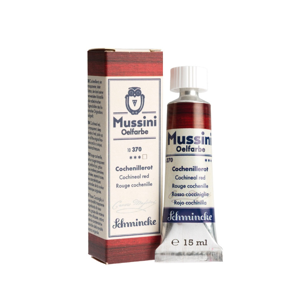 Mussini resin-oil paints - Schmincke - 790 Cochineal Red 15 ml