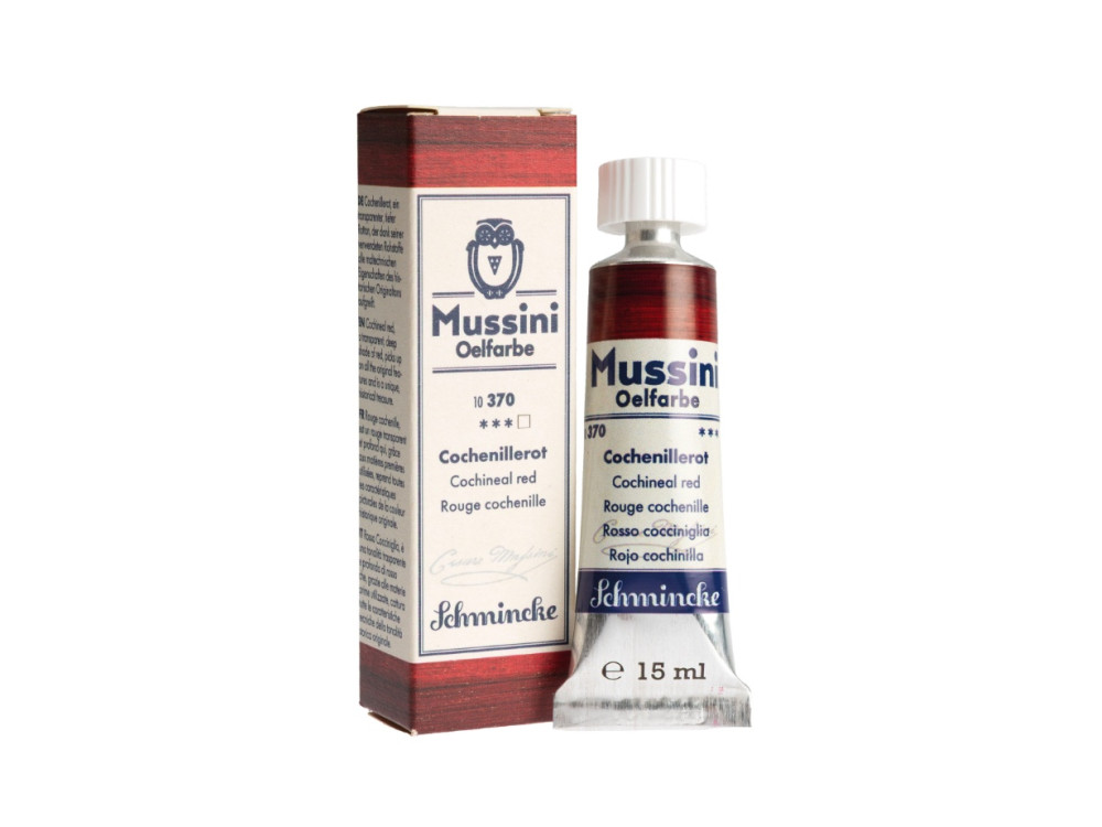 Mussini resin-oil paints - Schmincke - 790 Cochineal Red 15 ml