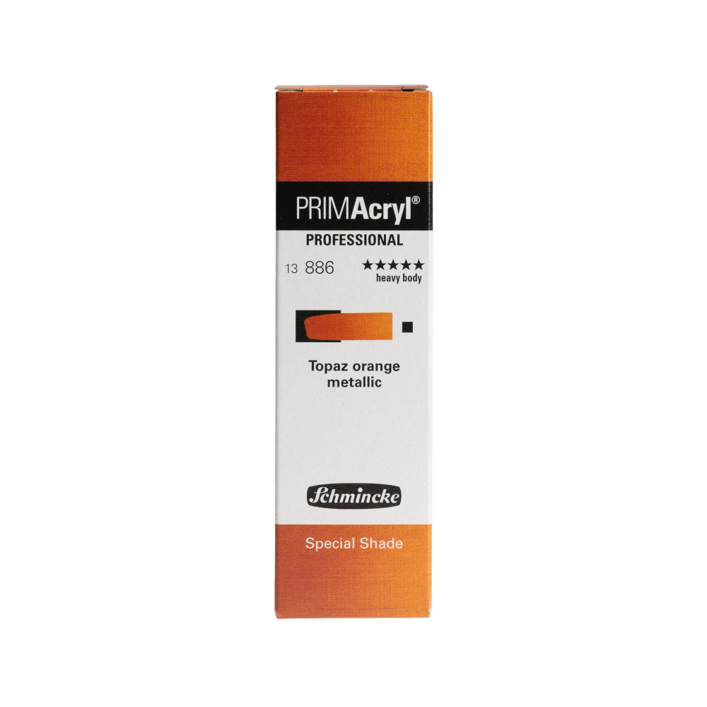 Farba akrylowa PRIMAcryl - Schmincke - 886 Topaz Orange Metallic 60 ml