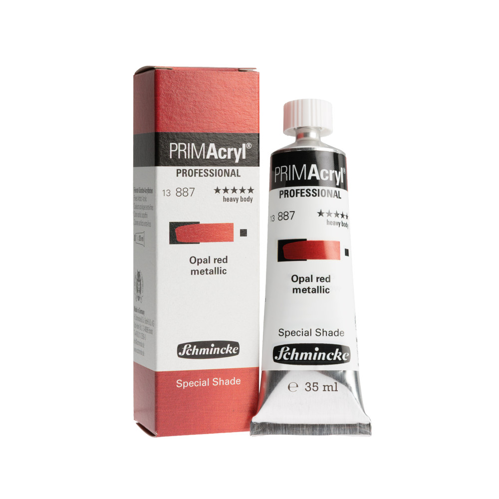 PRIMAcryl professional acrylic paint - Schmincke - 887 Opal Red Metallic 60 ml