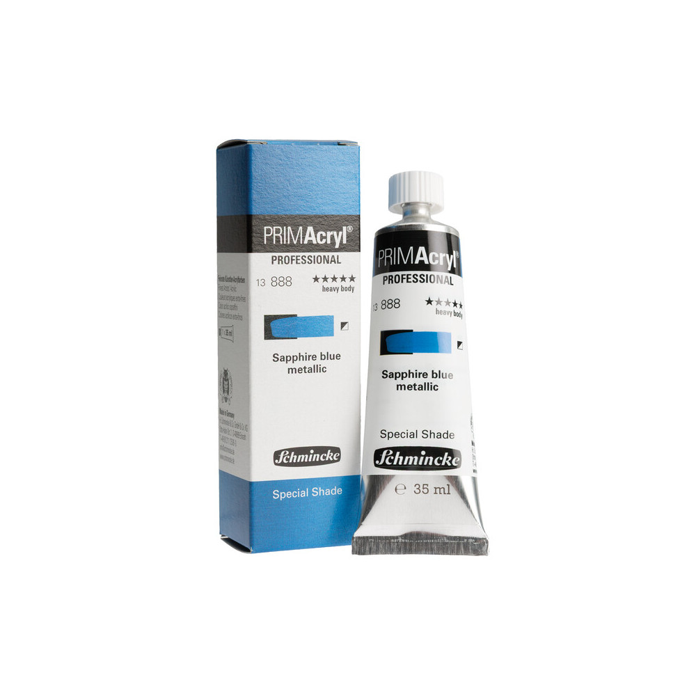 Farba akrylowa PRIMAcryl - Schmincke - 888 Sapphire Blue Metallic 60 ml
