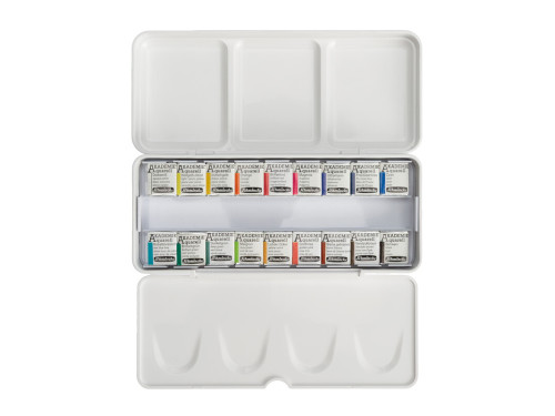 Set of Akademie Aquarell watercolor paints - Schmincke - 18 pcs