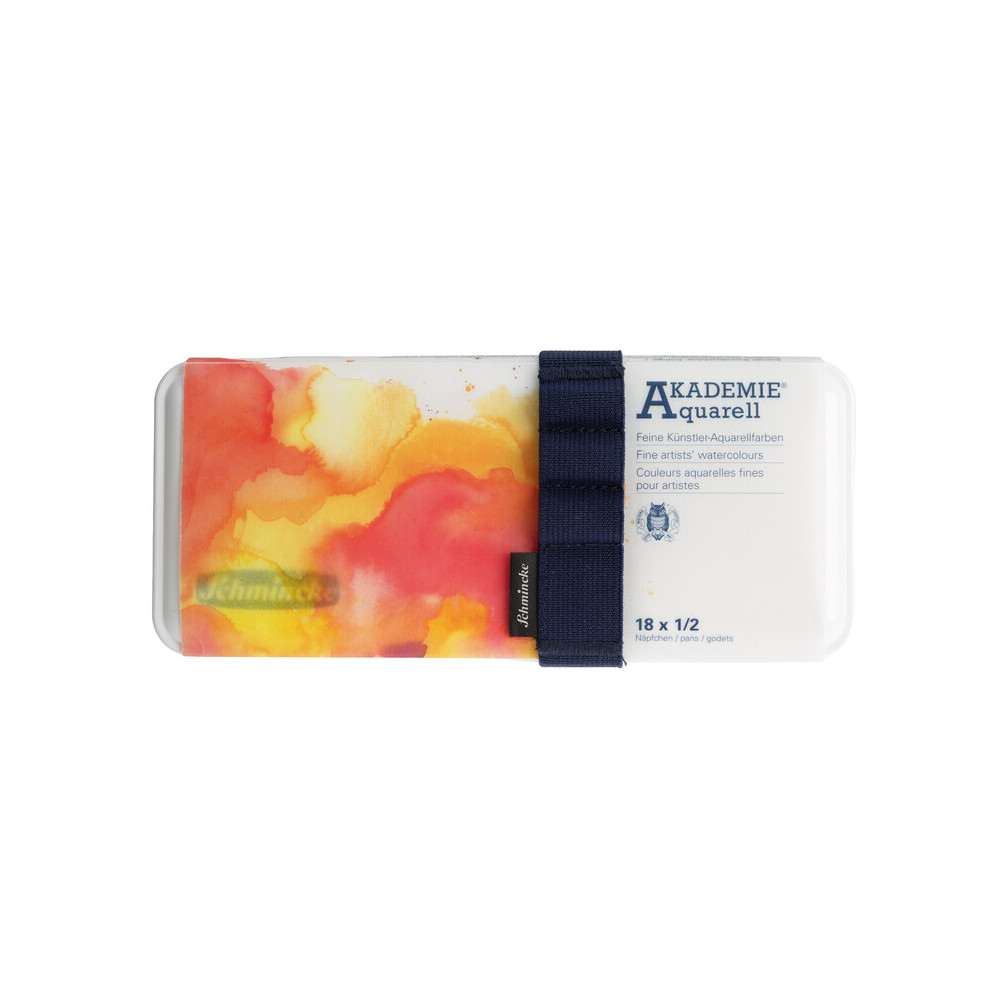 Set of Akademie Aquarell watercolor paints - Schmincke - 18 pcs