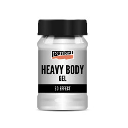 Pasta żelowa Heavy Body Gel - Pentart - błyszcząca transparentna 100 ml