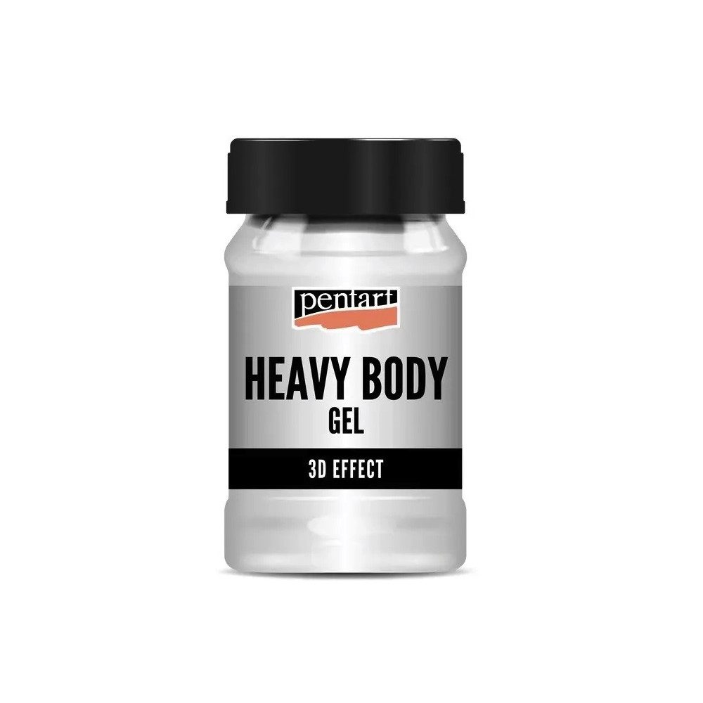 Heavy Body Gel - Pentart - transparent, glossy, 100 ml