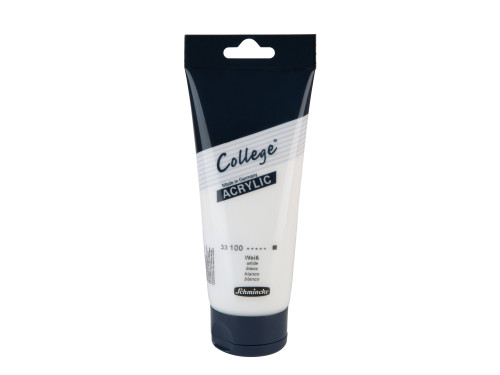 Farba akrylowa College Acrylic - Schmincke - 100 White 250 ml