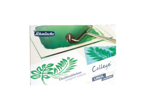 Zestaw farb do linorytu College Linoprint - Schmincke - 5 x 75 ml