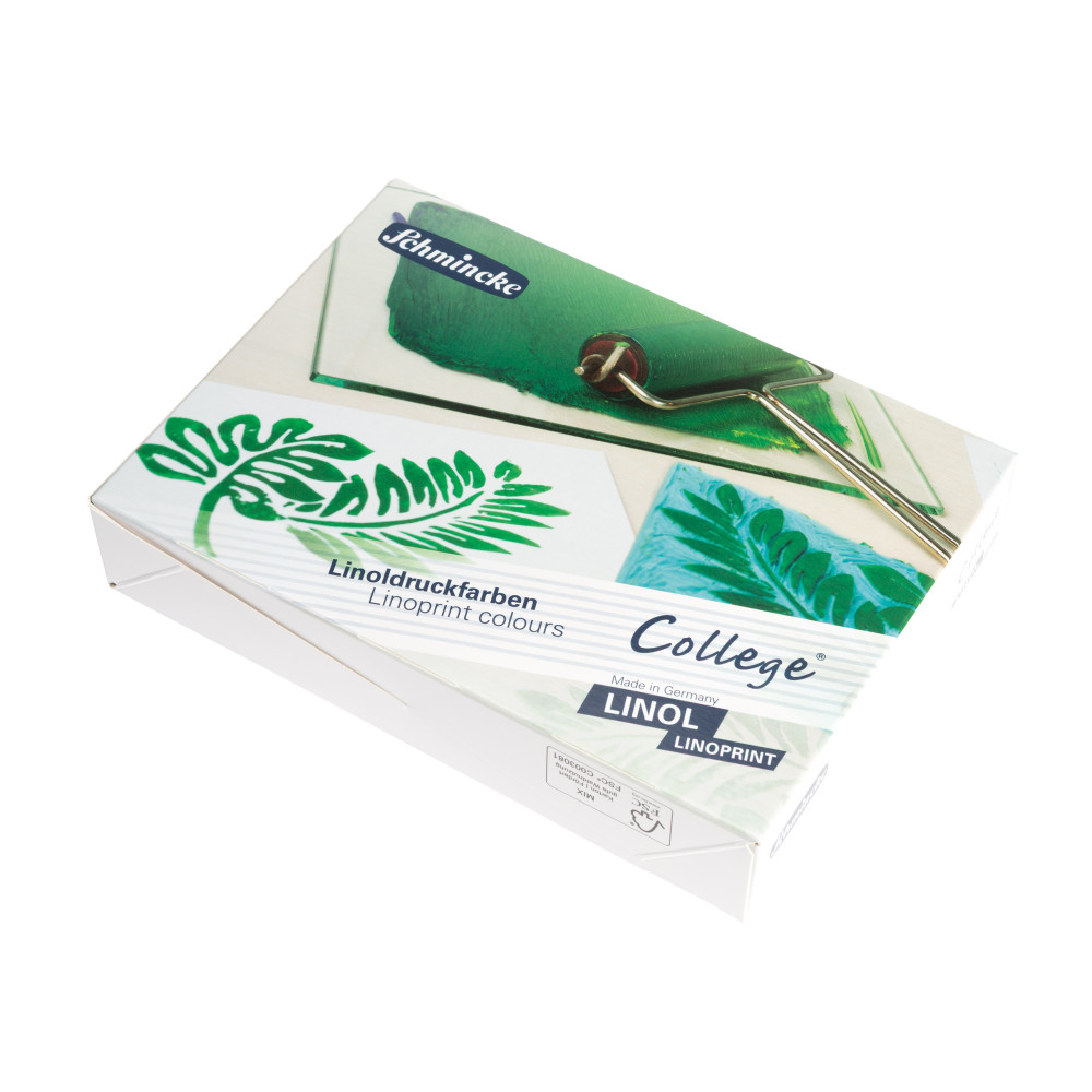 Set of College Linoprint paints - Schmincke - 5 x 75 ml