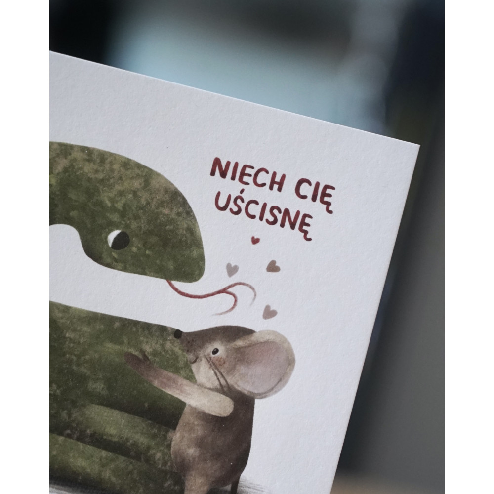 Greeting card - Hi Little - Niech Cię Uścisnę 14,5 x 14,5 cm