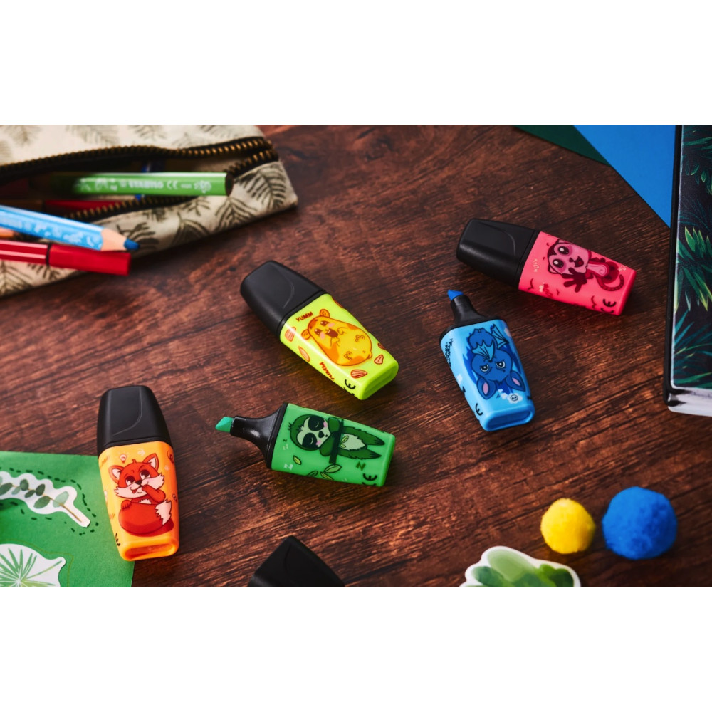 Set of Boss Mini Animal Vibes highlighters - Stabilo - 5 pcs