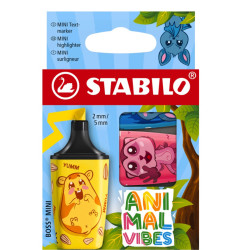 Set of Boss Mini Animal Vibes highlighters - Stabilo - 3 pcs