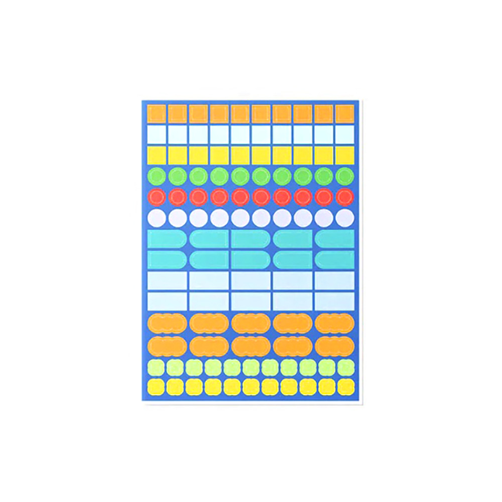 Naklejki kształty Shapes - mishmash - 100 szt.