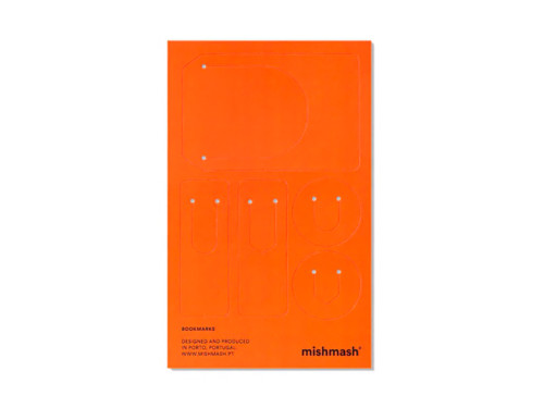 Set of Bookmarks - mishmash - Orange 5 pcs.