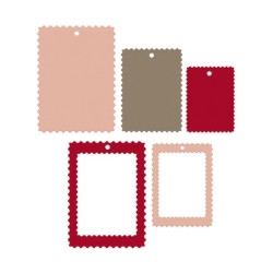 Set of cutting dies Postage Stamp Frame - DpCraft - 3 pcs