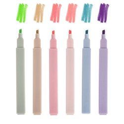 Zestaw zakreślaczy Silk Pastels - DpCraft - pastelowe 6 szt.