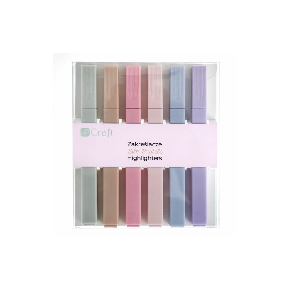 Set of Silk Pastels highlighters - DpCraft - 6 pcs