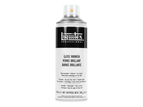 Gloss Spray Varnish for acrylics - Liquitex - 400 ml