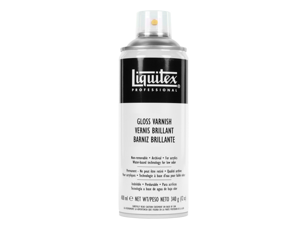 Gloss Spray Varnish for acrylics - Liquitex - 400 ml