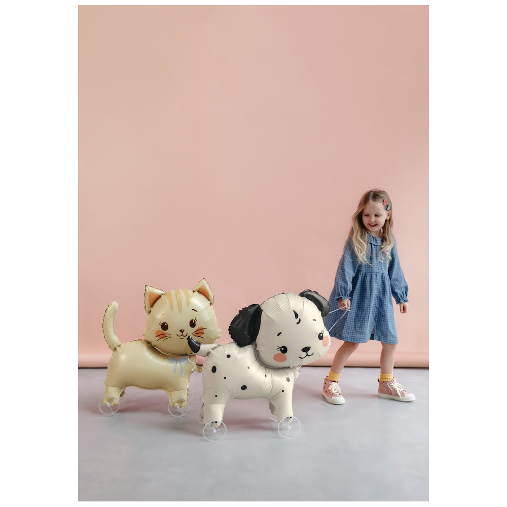Foil balloon Dog on wheels - 70 x 59 cm