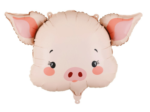 Foil balloon Pig - pink 61 x 36 cm