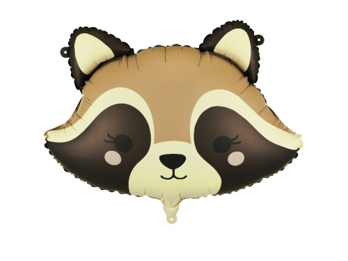Foil balloon Raccoon - 59 x 39 cm