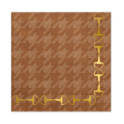 Paper napkins Stirrups - brown 12 pcs.