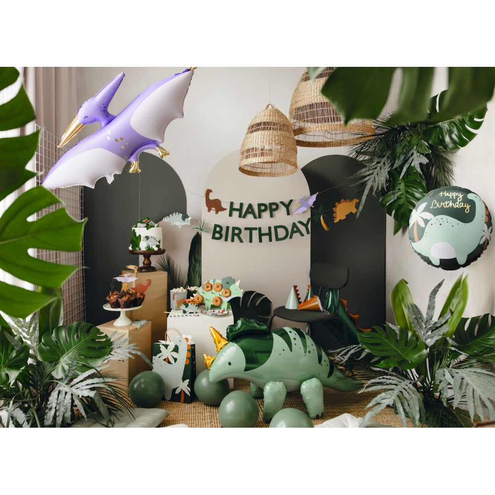 Foil balloon Brontosaur - 35 cm