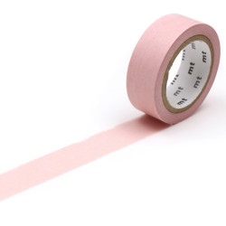 Taśma papierowa washi - MT Masking Tape - Pastel Scarlet 7 m