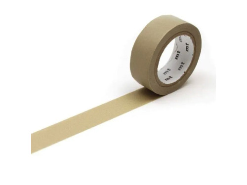 Taśma papierowa washi - MT Masking Tape - Beige 7 m