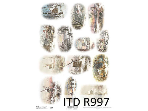 Decoupage Rice Paper ITD R997