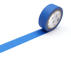 Taśma papierowa washi - MT Masking Tape - Matte Blue 7 m